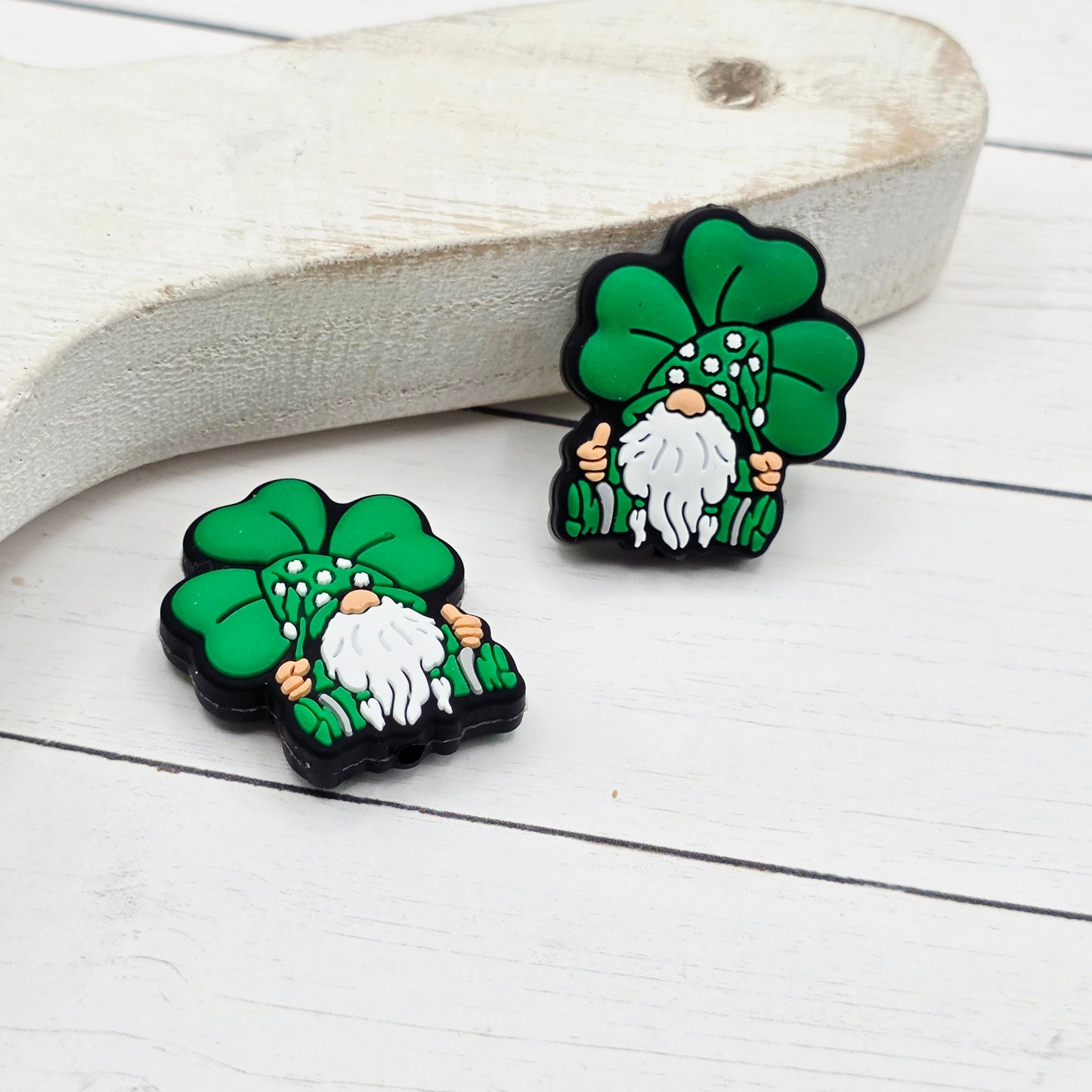 Clover Gnome Focal  Beads