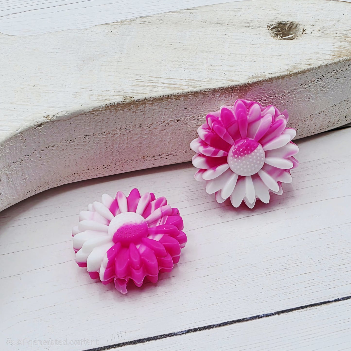 22mm Daisy Flower Beads