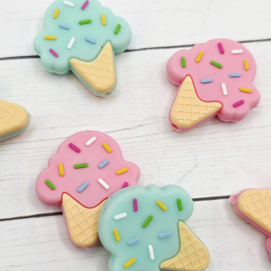 Ice Cream Cone Focal Bead