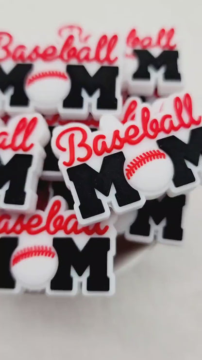 Baseball Mom Focal Beads