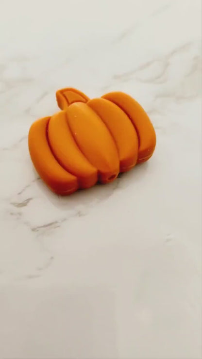 Harvest Orange Pumpkin Bead