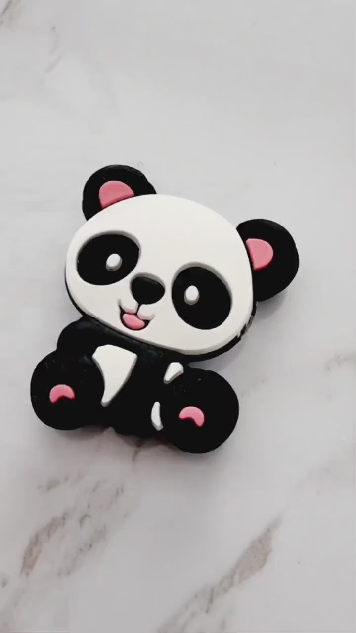 Pink Panda Bear Beads