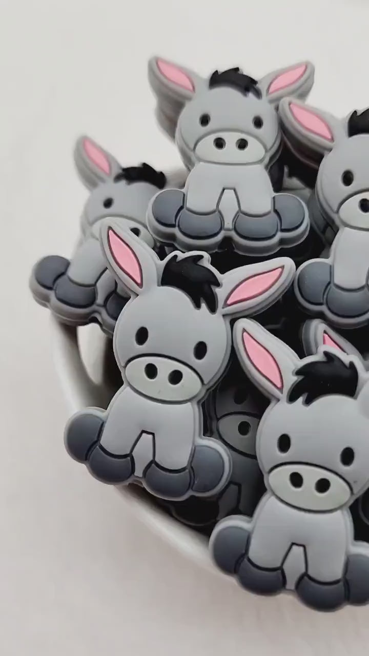 Donkey Silicone Beads