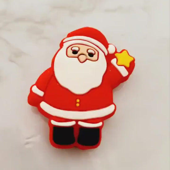 Santa with Star Focal Bead