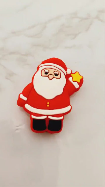 Santa with Star Focal Bead