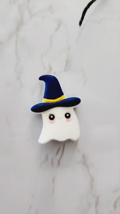 White Ghost Focal Beads