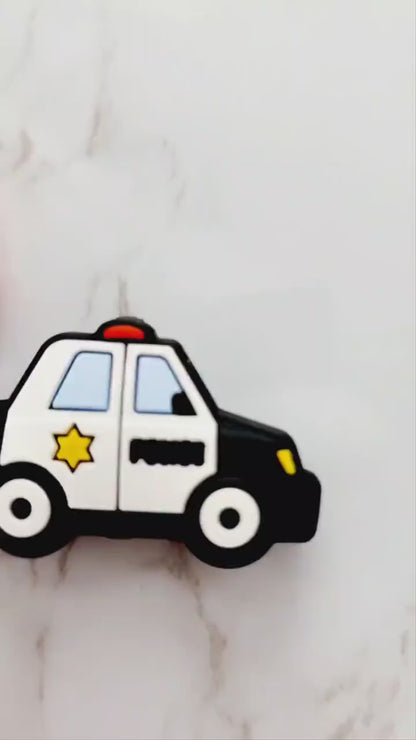Police Car Focal Bead