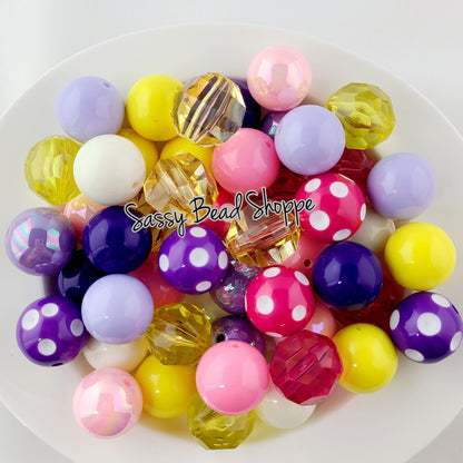 Happy Spring Bubblegum Bead Mix