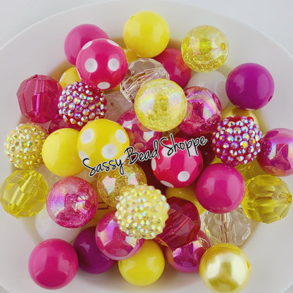 Summer Splash Bubblegum Bead Mix