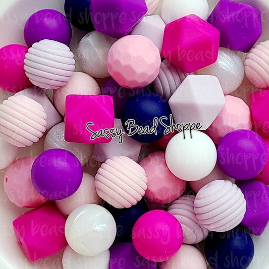 Princess Party Silicone Bead Mix