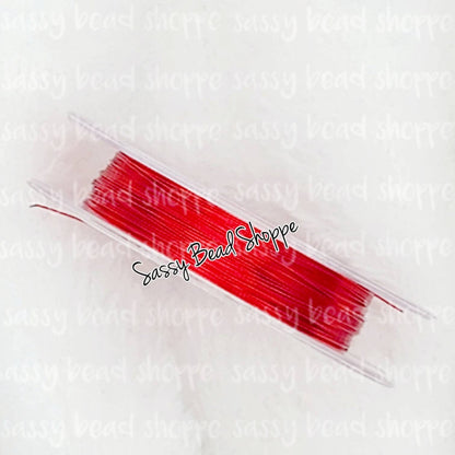 Red Beading Wire 0.3mm- 10 Meters Copper Wire