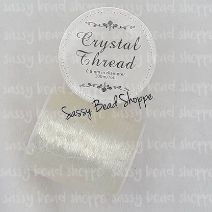 Crystal Stretch Elastic Beading Thread 0.8MM 100m/roll Beading Line for Jewelry Making