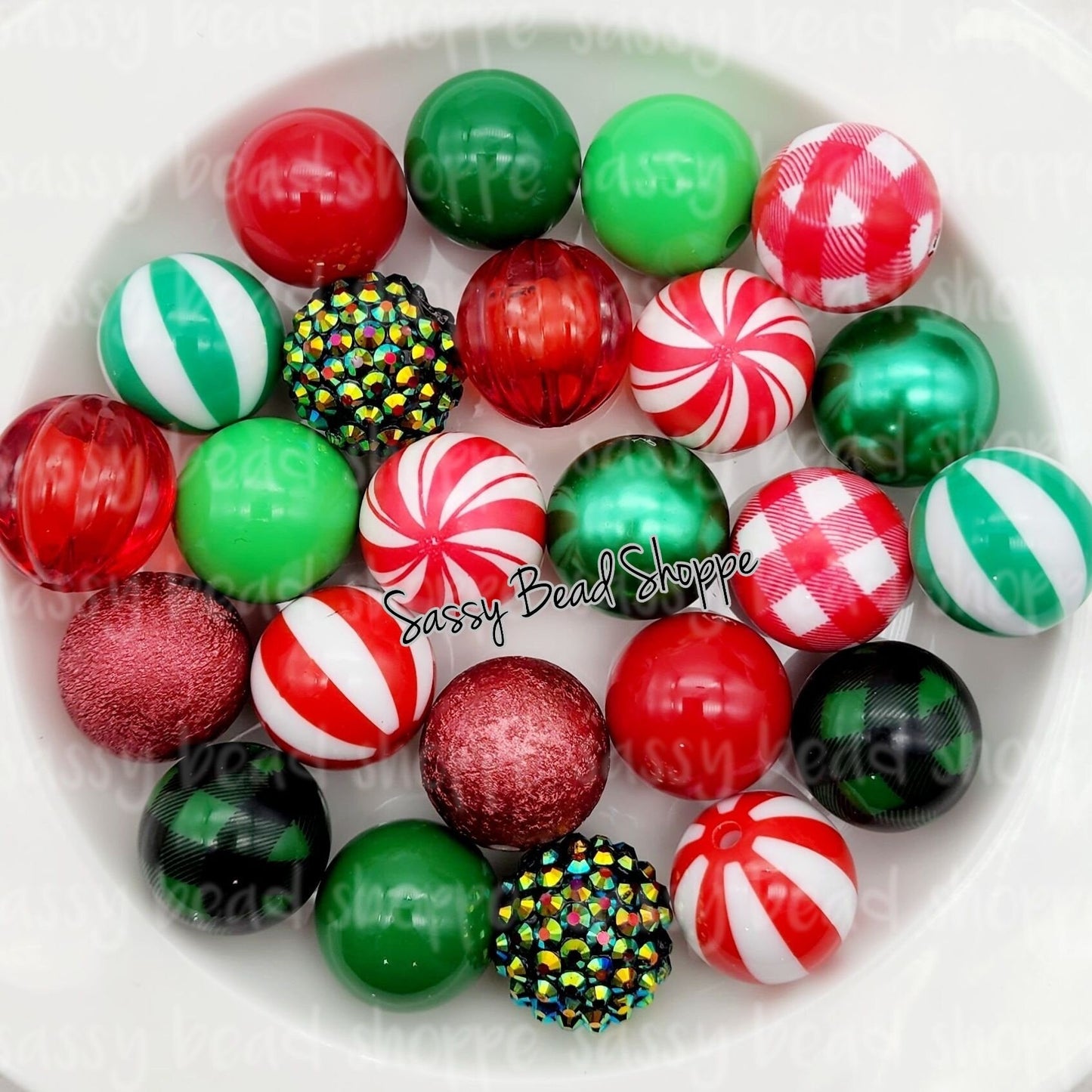 Christmas Candy Bead Mix