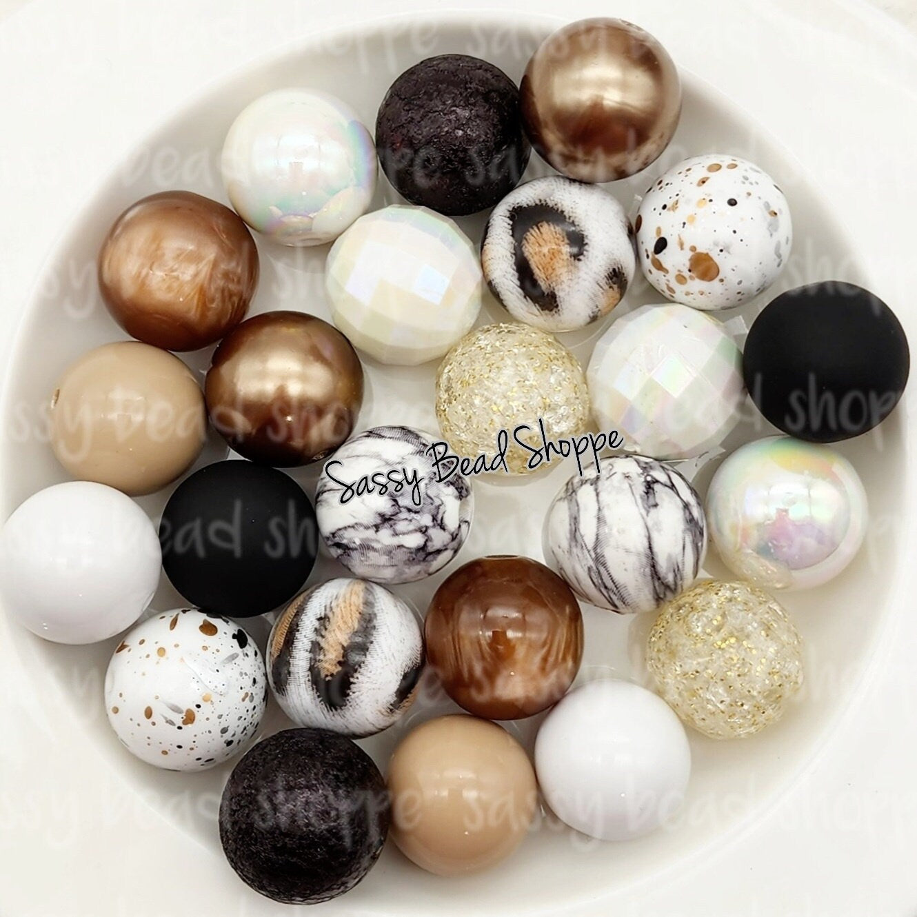 Snow Leopard Bead Mix