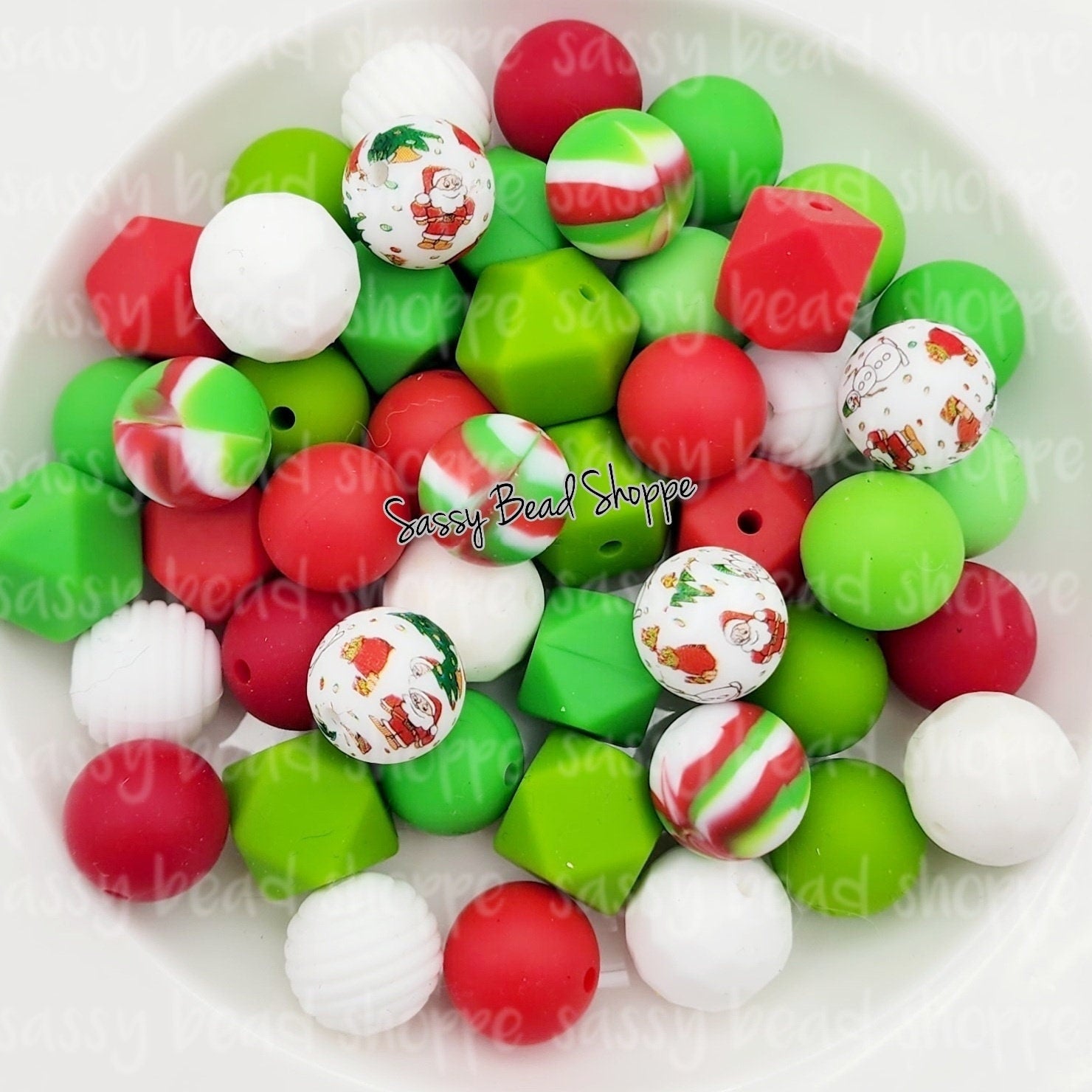 Christmas bead mix hotsell