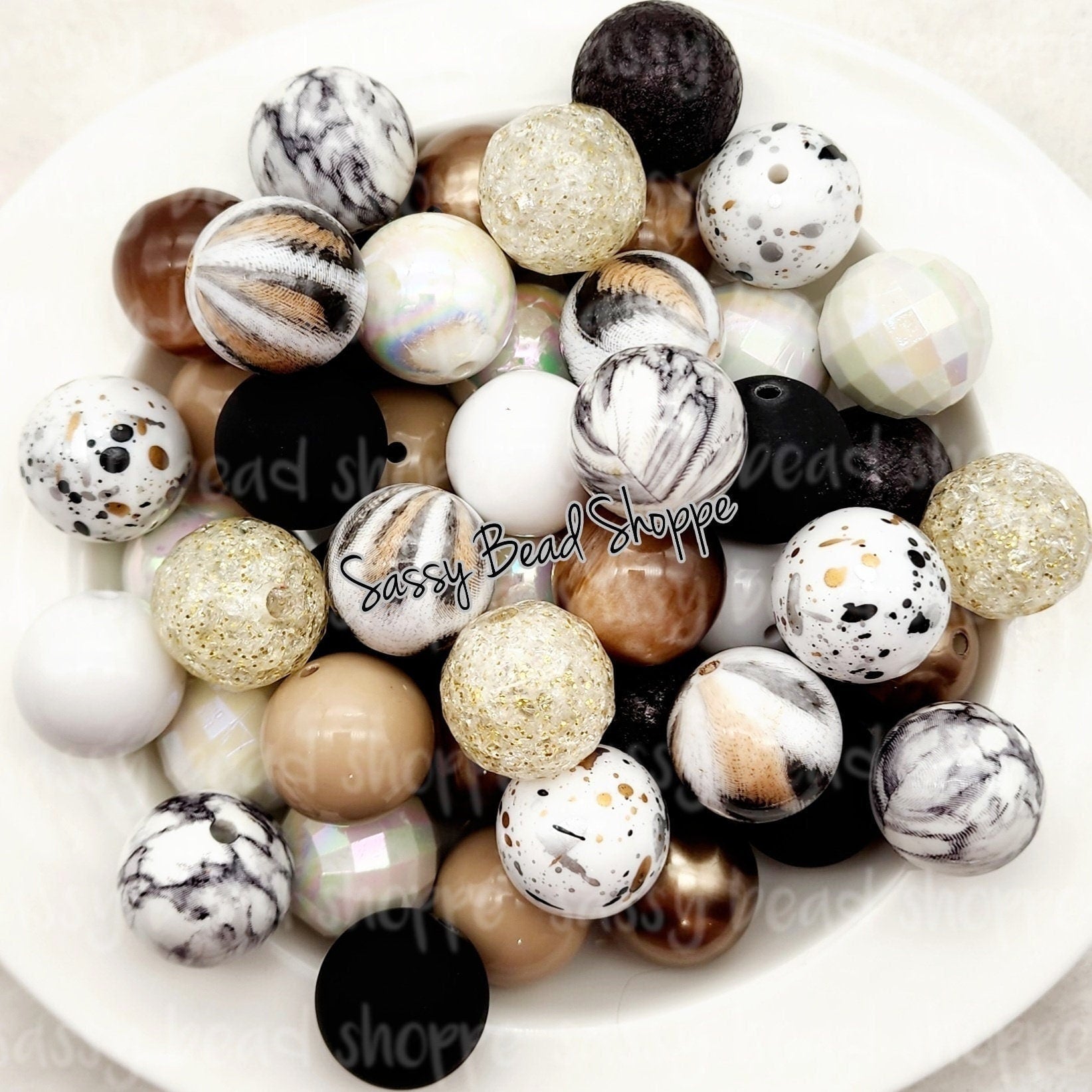 Snow Leopard Bead Mix