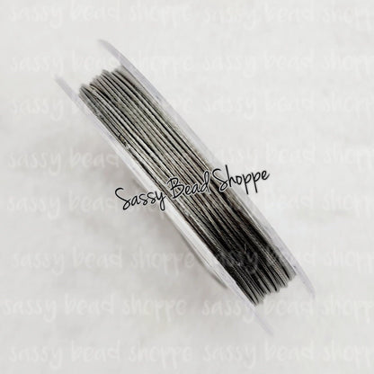 Silver Tiger Tail Wire, 10 Meters Roll, 0.45MM