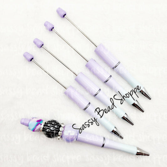 2 Ombre Purple DIY Beadable Pens ONLY