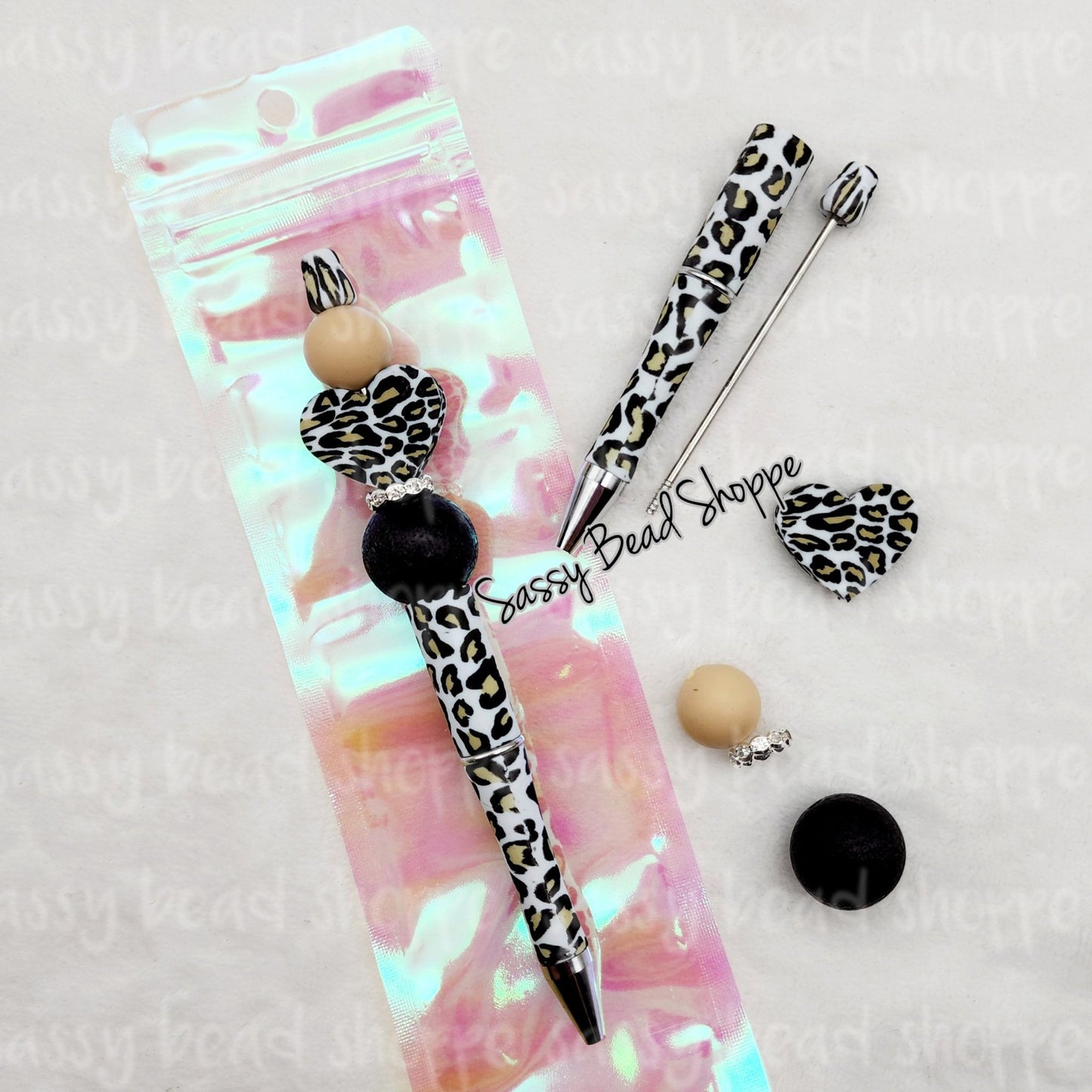 Leopard Love Beadable Pen Kit