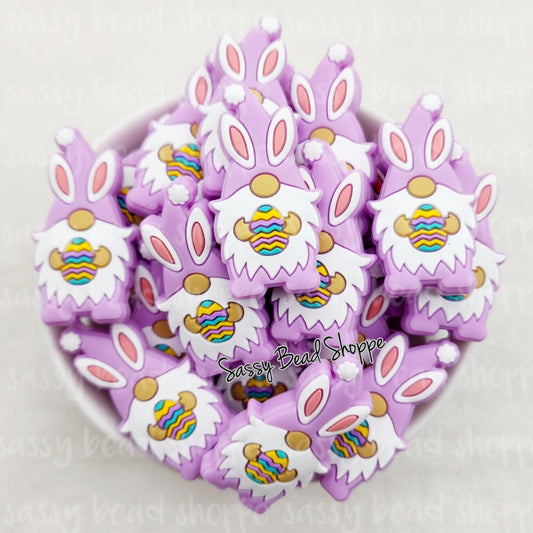 Lilac Easter Gnome Bead