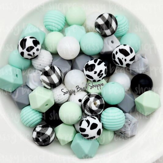 Mint Madness Silicone Bead Mix