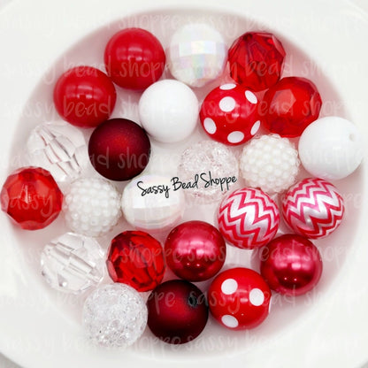 Red Hot Bubblegum Bead Mix