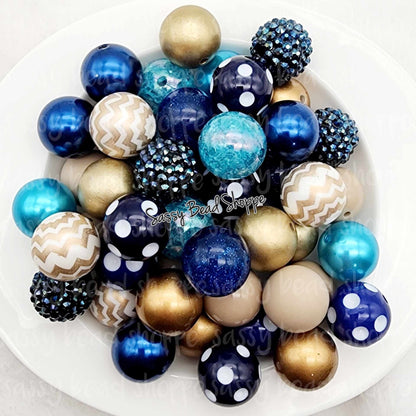 Winter Flannel 20mm Bubblegum Beads Set of 24, M&M Bubbles, Bubble Gum Beads, Chunky Beads, Beadable Pen, Beaded Keychain, Wristlet, Lanyard