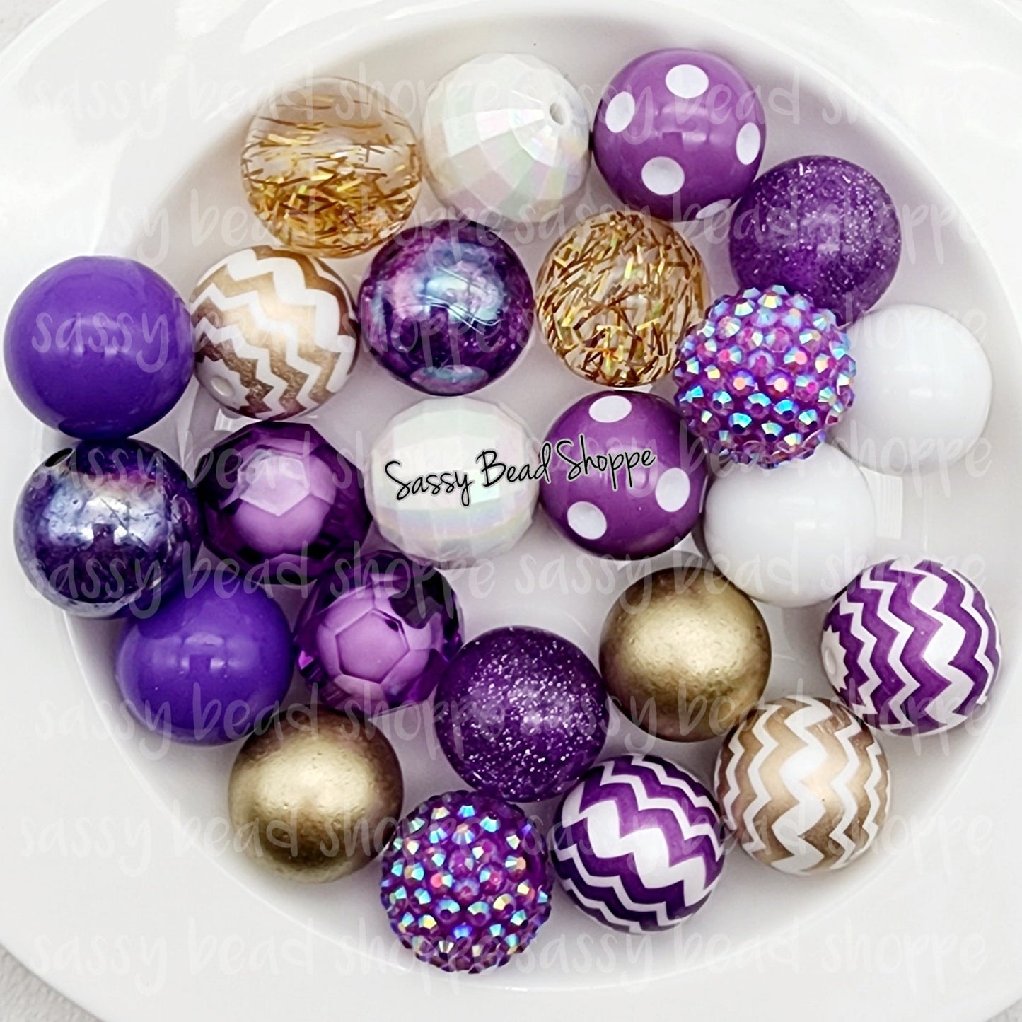 Skol Vikings 20mm Bubblegum Beads Set of 24, M&M Bubbles, Bubble Gum Beads, Chunky Beads, Wristlet, Beadable Pen, Beaded Keychain, Lanyard