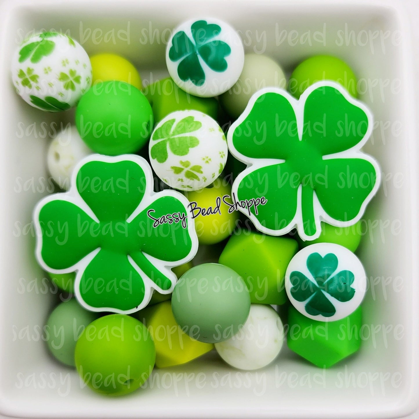Lucky Vibes Silicone Bead Mix, Round, Set of 26, Bulk Mix of Silicone Beads, Beads for Pens, Silicone Beads, Wristlet, Keychain, Lanyard