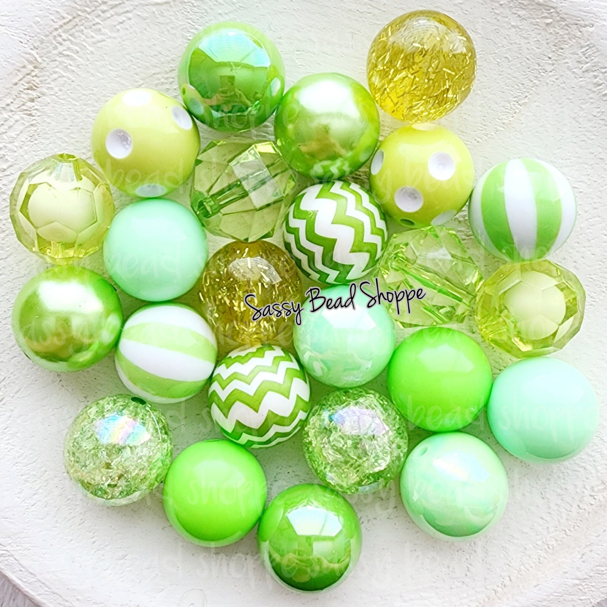 Lovely Lime Bead Mix