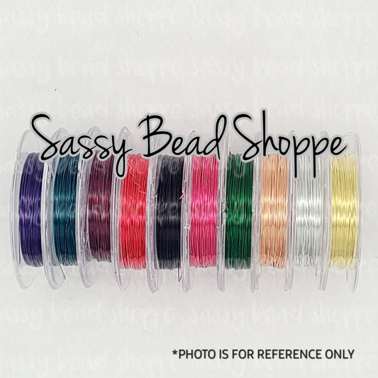 Green Beading Wire 0.3mm- 10 Meters Copper Wire - Sassy Bead Shoppe